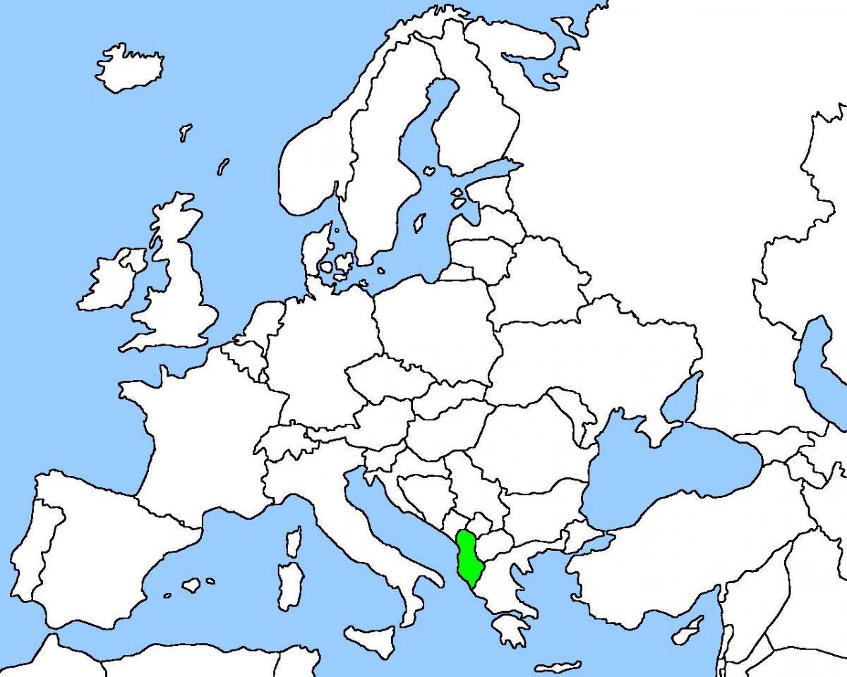 نقشه آلبانی نقشه محل