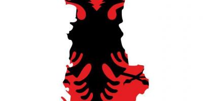 نقشه پرچم آلبانی